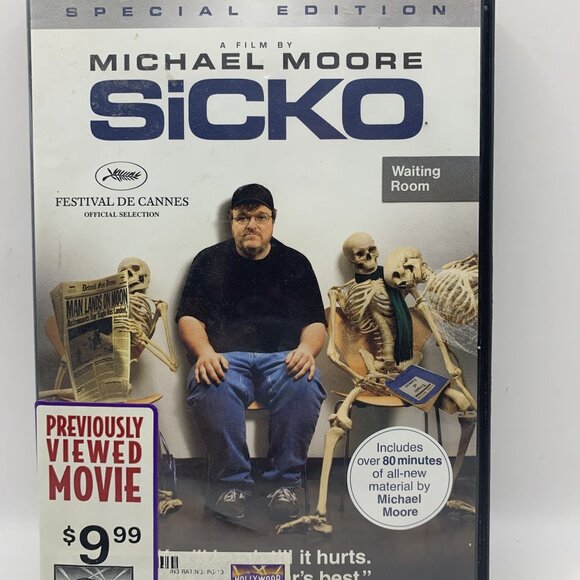 Sicko DVD Movie Rated PG-13 Widescreen Weinstein Special Edition Michael Moore - Picture 2 of 4